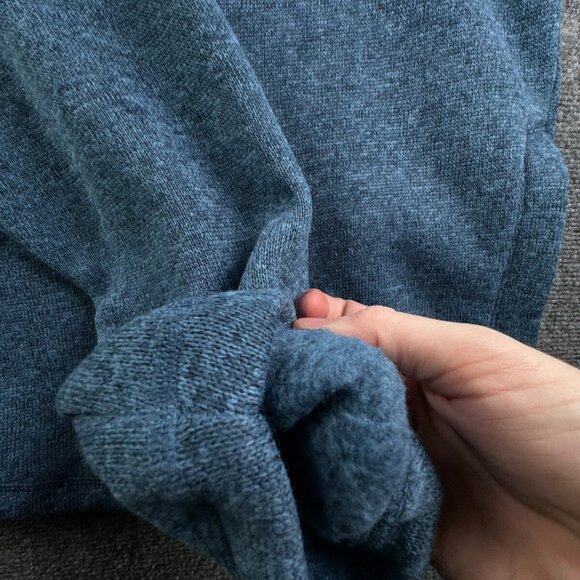 Eddie Bauer Men Pullover 2XL Blue Long Sleeve Fleece 1/4 Zip Sweatshirt Outdoors - Picture 14 of 15